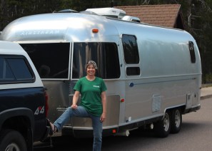 Airstream at Crater with Lynn