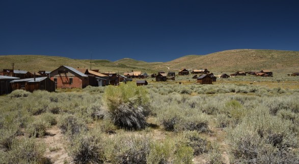 View from Stamp Mill towards town
