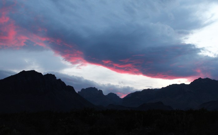 Sunset at Dugout Wells