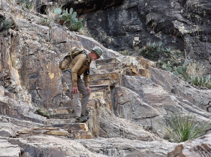 Window Trail Canyon section with Jim