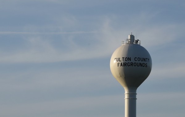Fulton County Fairgrounds water tower