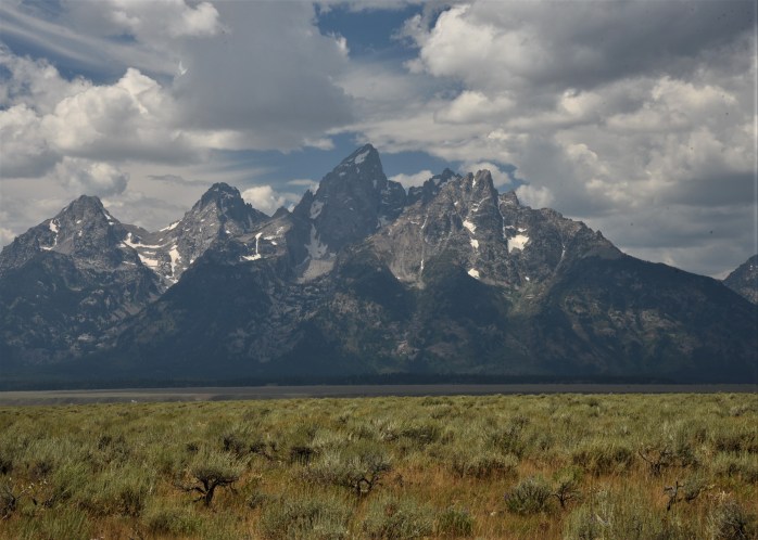 Teton view from Shadow Mt Road