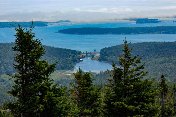 Penobscot trail view of Little Long Pond (1 of 1)