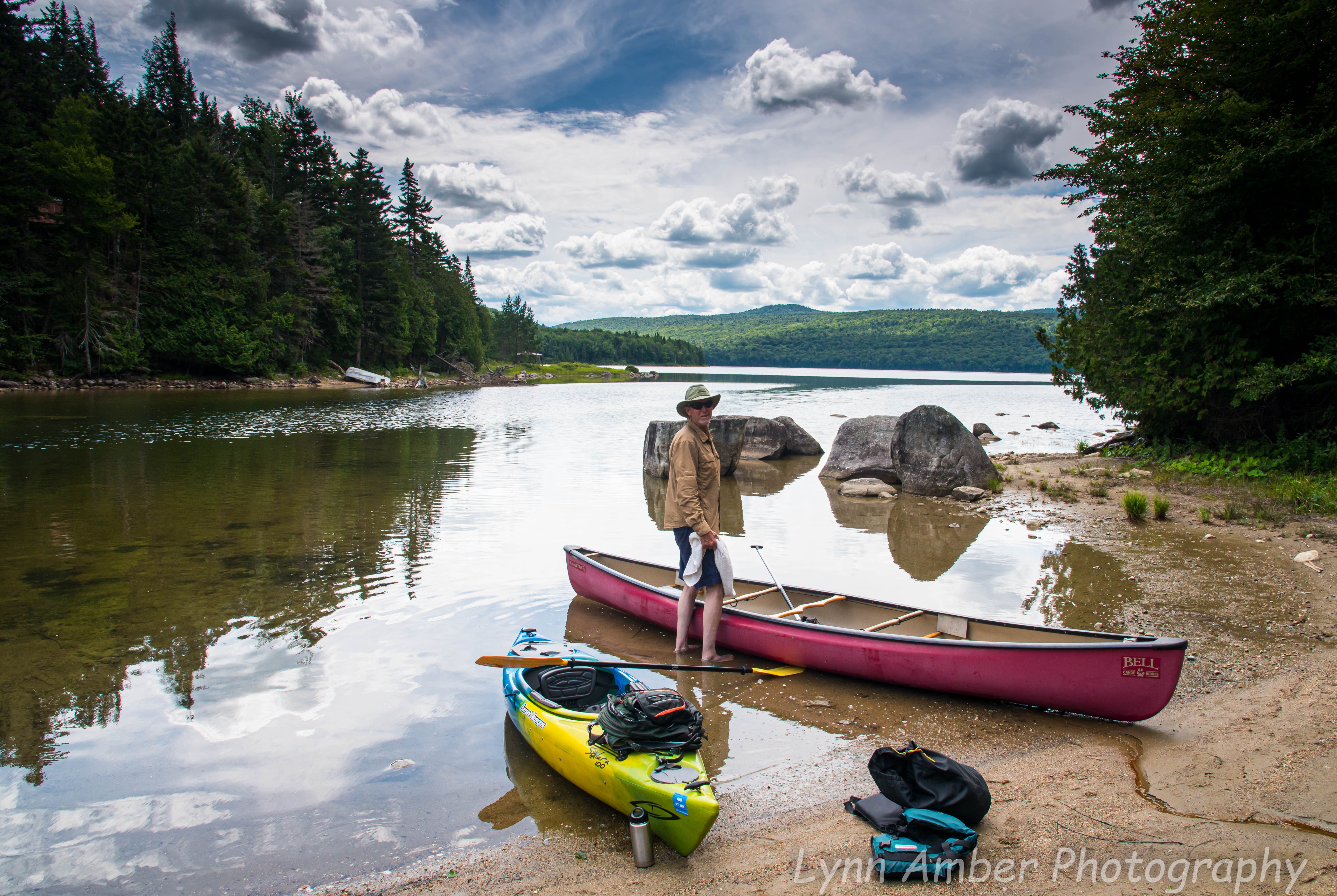Jim at Little Averill Lake boat launch